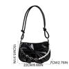 Solid Color Women Underarm Bag PU Leather Bow Handbag Simple Bowknot Shoulder Bag  Office Worker