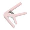 Guitar Capo Sturdy ABS Spring Even Pressure Easy Operation Capo for Acoustic Guitar Ukulele Bass Banjo Mandolin Pink