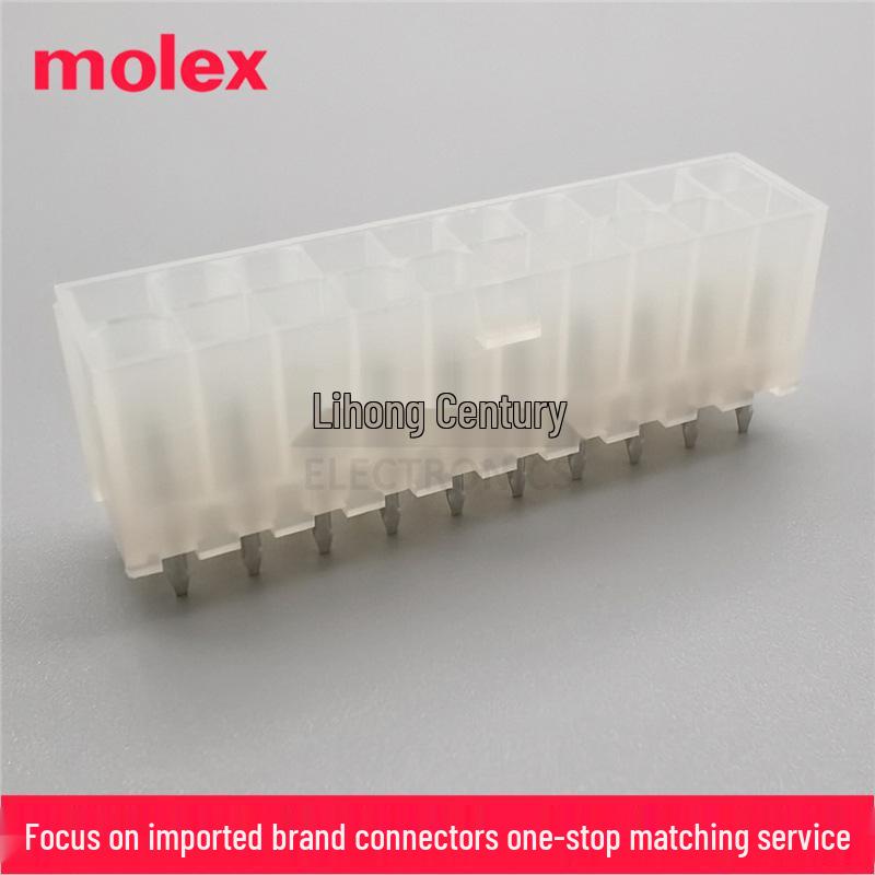 Разъем Molex 3928-1203 Mini-Fit, 20-контактный, шаг 4,20 мм