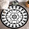 Living Room Round Carpet Door Mat Living Room Bedroom Carpet Bathroom Bathroom Non-slip Door Mat