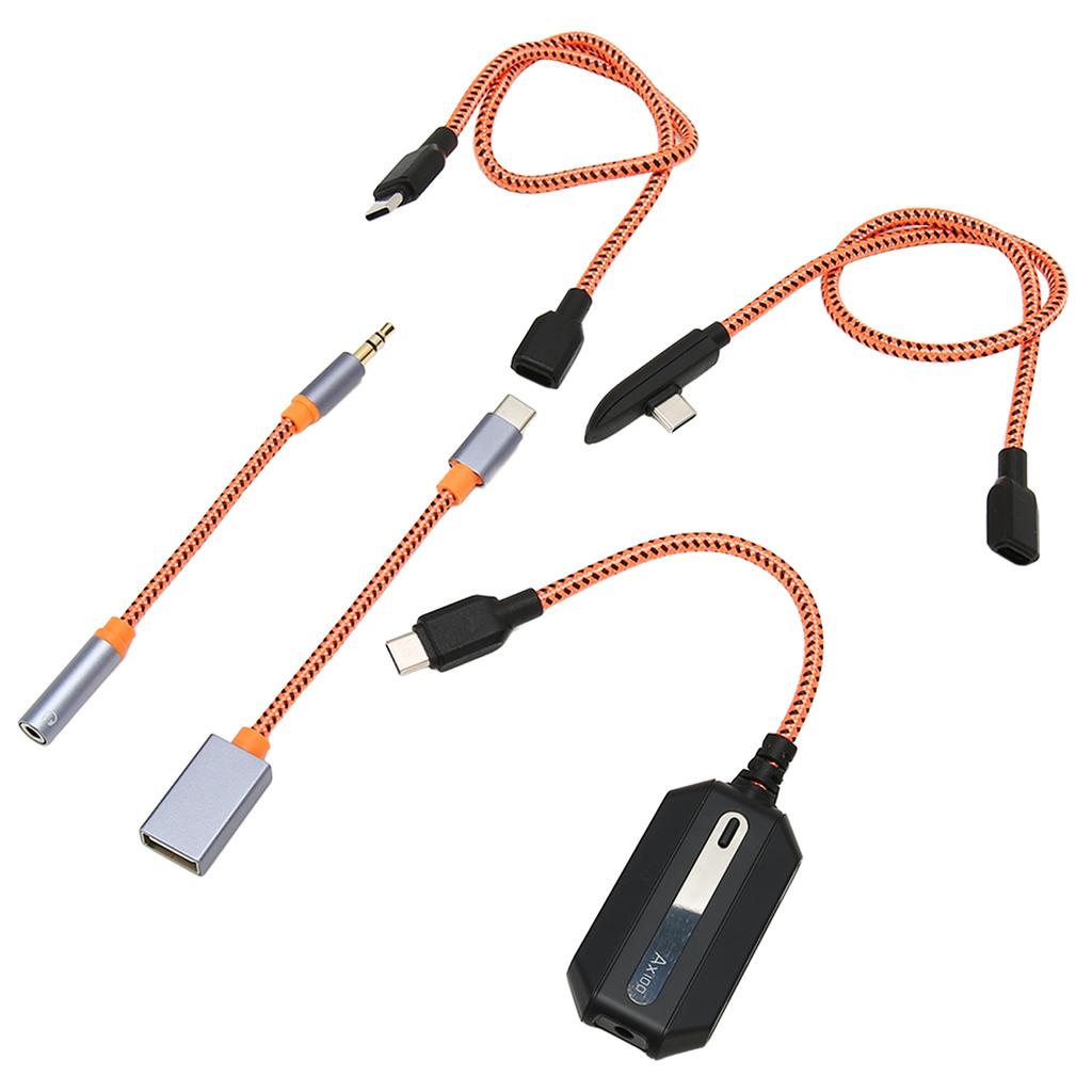 Headphone Adapter 3 in 1 3.5mm Type C Headset Converter Dongle with PD 60W QC 18W Fast Charging for