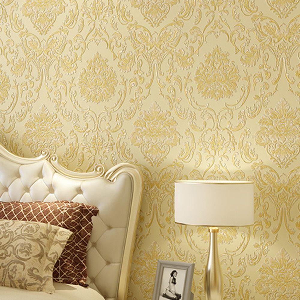 DIY Self Adhesive Wall Stickers Non-woven Fabric Decorative Contact Paper Wallpaper