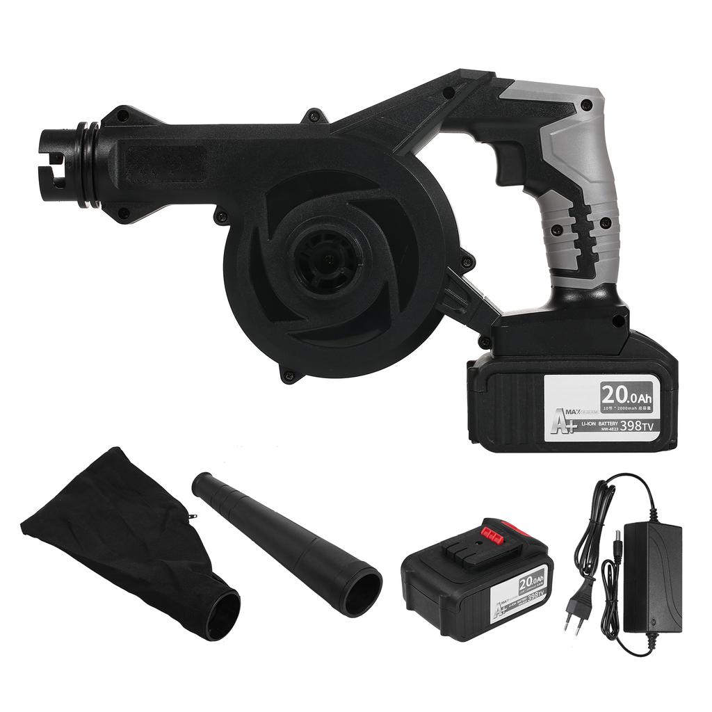 21V Lightweight Battery Powered Leaf Blowers for Patio, Yard, Sidewalk,Small Leaf Blower,2-In-1