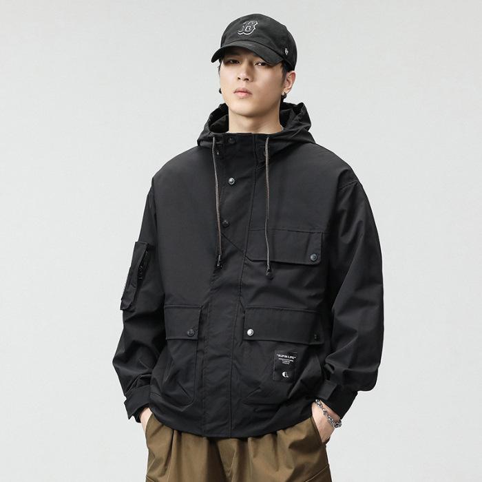 Куртка Tooling Jacket Мужская свободная повседневная куртка Мужская модная куртка с капюшоном Mountain