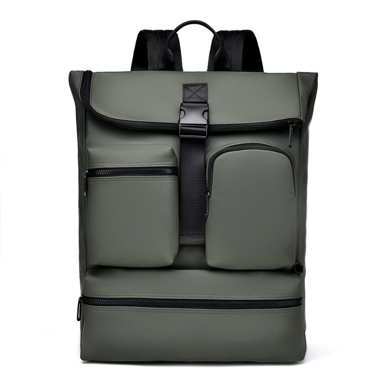 New Simple Backpack Men's Large Capacity Casual Travel Bag Computer Light Business Commuter Backpack