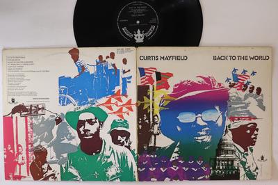 Виниловая пластинка CURTIS MAYFIELD Back To The World 2318085 BUDDAH 1973 UK SoulFunk Б/у