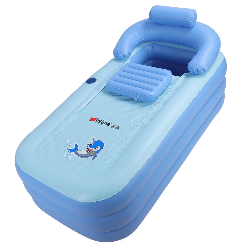 Inflatable Bathtub for Adults Athletes Shower Hot Ice Bath Home SPA Portable Tub with Air Pump US