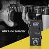 M-VAVE ABY Line Selector AB Switch Mini Guitar Effect Pedal True Bypass Guitar Bass Pedal AB Box -