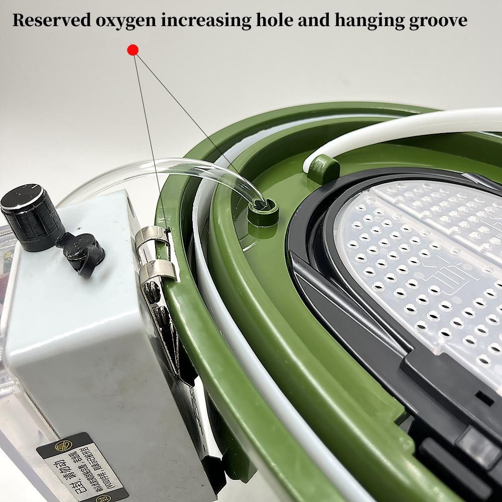 Уличное двухслойное ведро-люлька для рыбалки, ящик для рыболовных снастей, ящик для рыболовных снастей, ящик для рыболовных снастей рыболовные аксессуары