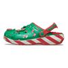 Crocs Комфортные трендовые туфли с отверстиями женские зеленые красные белые