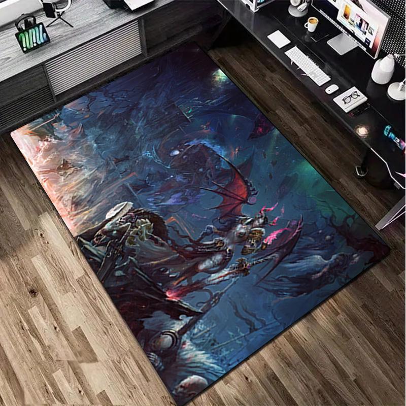 1Pc Warcraft game Rug - home decoration Carpet For Living Room Bedroom Flooring Computer Chair Area Rug
