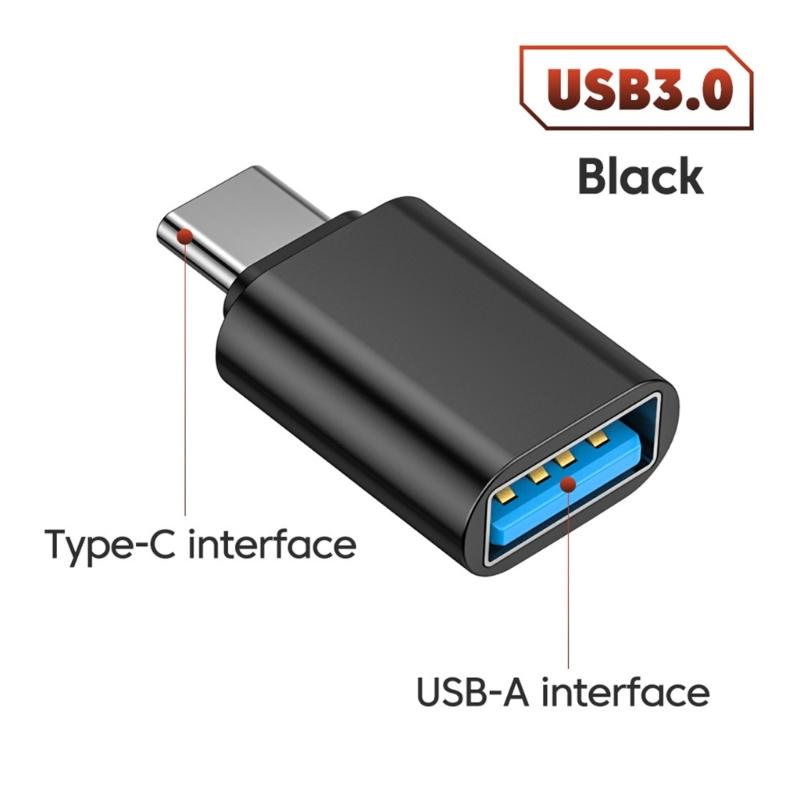 Переходники Type C (папа) на USB3.0 (мама) Бесшовное решение для передачи файлов Портативный OTG для различных электронных устройств