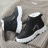 Fashion Shoes for Women Sports High Platform Leather Elegant with Medium Heels White Sneakers Womens Snow Boots Boot Female On Promotion