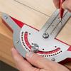T-Type Woodworkers Edge Ruler Stainless Steel Caliper Adjustable Protractor  Carpenter