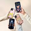 S-Sailors Аниме Луна Для IPhone 11 12 13 14 15 16 Pro Max Plus X XS MAX Ударопрочный Матовый Задний Чехол