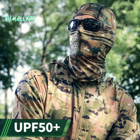 Солнцезащитный крем для лица, защита от ультрафиолета, очень мягкая дышащая ткань, поглощающая пот, ледяной шелк, эластичный защитный чехол для лица для мужчин