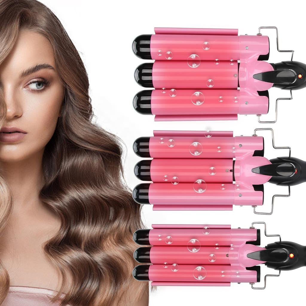 Щипцы для завивки волос с 3 цилиндрами, регулируемые щипцы для завивки волос, щипцы для завивки волос, инструмент для укладки волос, 110 В ~ 240 В