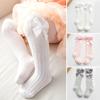 Baby Girl Bow Socks Summer Cotton Mesh Breathable Baby Knee High Socks Bowknot Kids Long Socks