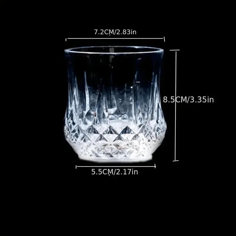 Новая красочная светящаяся чашка, налейте воду и загорится, индуктивная чашка с ананасом, КТВ-бар, меняющая цвет чашка для пива, 200 мл