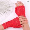 Fashion Half Finger Dance Lace Gloves Short Gloves Driving Gloves Fingerless Mittens