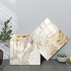 10pcs Marble Printed Kitchen Tile Stickers, Square Creative Peel And Stick Vinyl Wall Stickers Bathroom Wall Decor