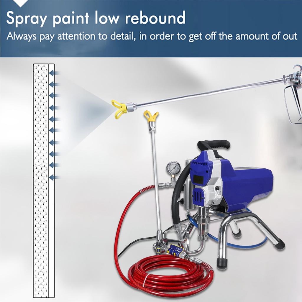 Аппарат безвоздушного распыления высокого давления 3500PSI Профессиональные безвоздушные краскопульты 2500 Вт Безвоздушный распылитель краски Инструмент для покраски