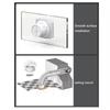 Bathroom Exhaust Fan 4 Inch Outlet Kitchen 2200rpm Waterproof Ventilator Wall Plastic Ventilation Extractor