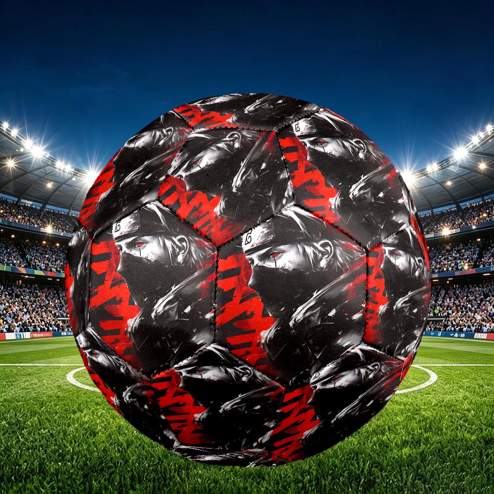 1pc Game Role Naruto Pattern Football, Size 5 Soccer Ball Outdoor Athletic Training Ball, Unique Style, Exquisite Holiday Gift