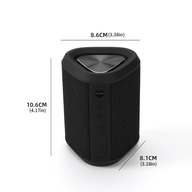 Водонепроницаемая Bluetooth-совместимая колонка Портативная мини-беспроводная колонка Удобная для путешествий Музыкальный проигрыватель для использования на улице и в помещении