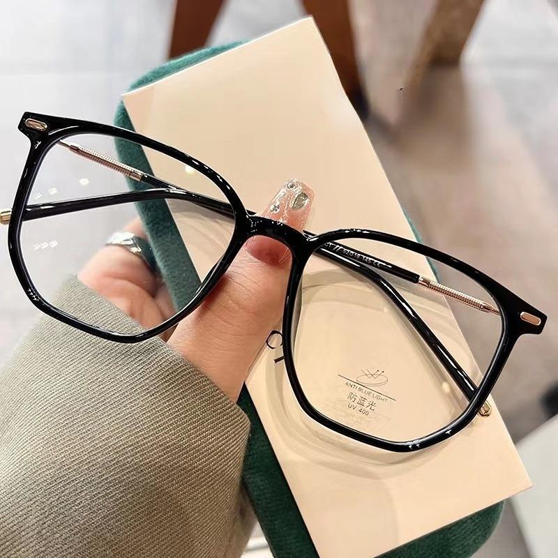 *Ready Stock* Anti Blue Light Blocking Glasses Clear Anti Radiation Glasses Replaceable Lens for Women/Men