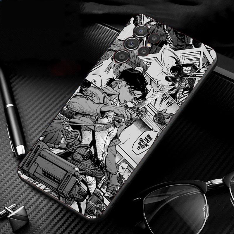 Levi Ackerman Phone Case For Samsung Galaxy S25 S24 S23 S22 S21 Ultra S24 S23 S22 S21 S25 Plus S24 S20 FE