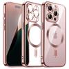 iPhone 16 Pro Max Case, Electro MagSafe, Pink + Screen Protector