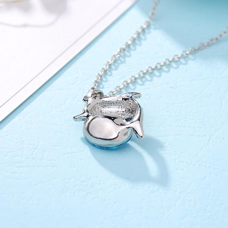 Шикарные ожерелья со стразами в виде большого дельфина для мужчин и женщин, цепочки со льдом, рэперские ювелирные изделия, подарки