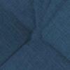 Seat Cushions 4 pcs Blue 40 x 40 x 12 cm Fabric