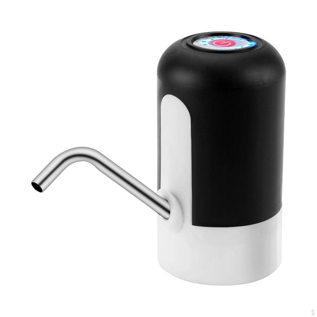 Автоматический дозатор воды, насос синего цвета с силиконовым шлангом, универсальные галлонные бутылки, зарядка через USB