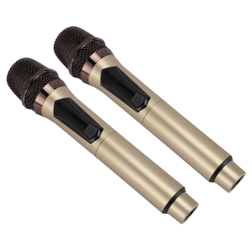 Беспроводной микрофон Professional Plug and Play 1 Tows 2 UHF Dual Karaoke Микрофонная система для наружного использования
