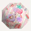 1pc Donuts, Macarons Themed High-quality Umbrella,Automatic Opening and Closing Umbrella,Multi-functional Umbrella G0811032