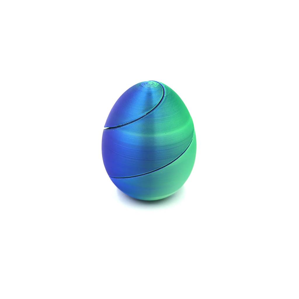 Новая 3D-печать Спиральные яйца Невозможный шаттл Игрушки Сквозная скульптура Мини-воронка Нить Иллюзия Домашний настольный декор Игрушка-непоседа