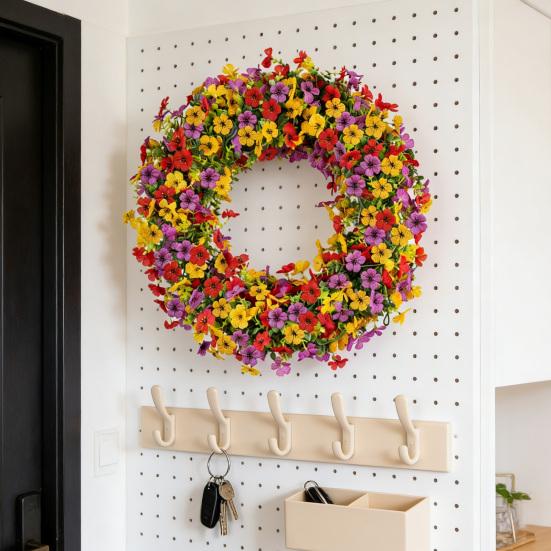 180 см Искусственная гирлянда из фиолетовых цветов, устойчивая к УФ-излучению, реалистичная, осенняя, из искусственных цветов, ротанговая лоза, для свадебной вечеринки, подвесная, имитация цветения, украшение