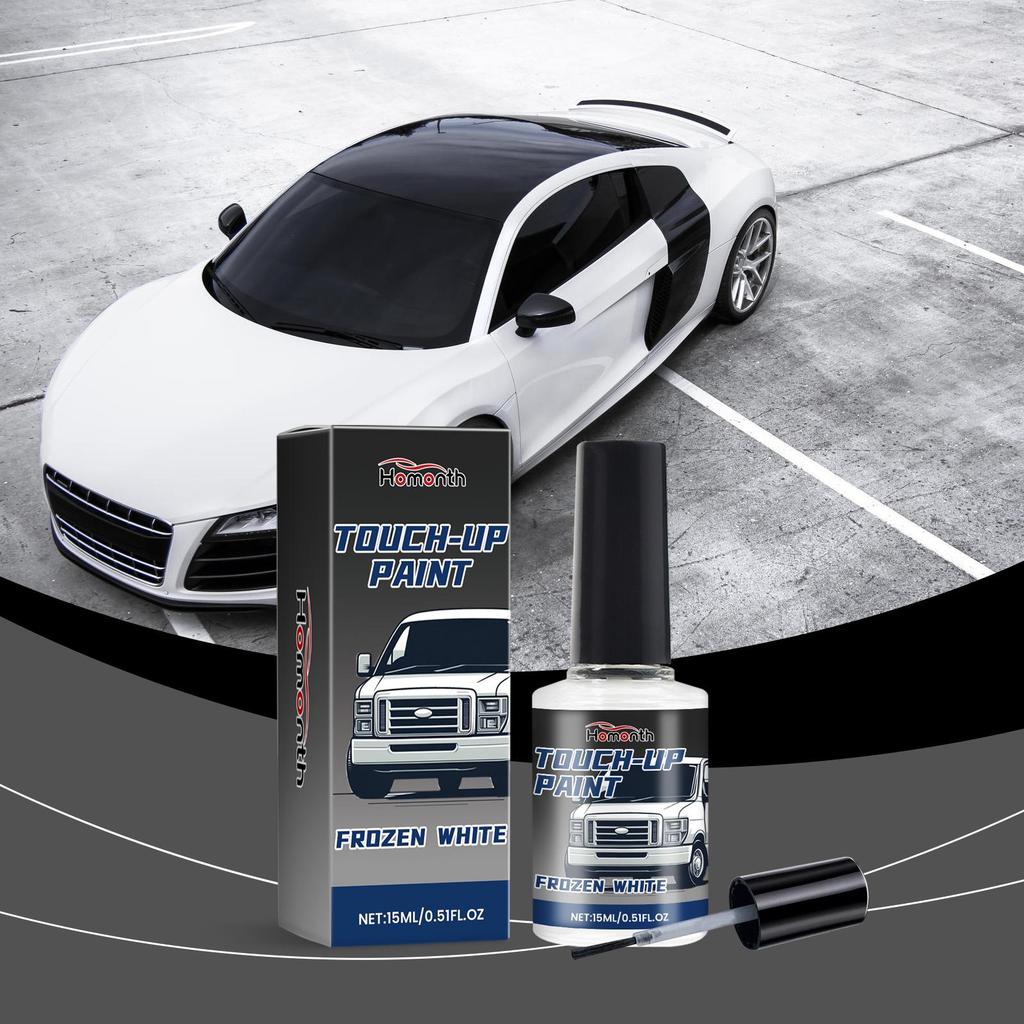 15 мл Автомобильная белая краска для ремонта Автомобильная самоокраска Краска для ремонта царапин Перламутрово-белый Автомобильный специализированный