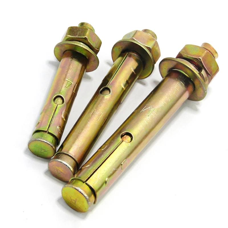 Zinc-Plated Expansion Bolts Set: Cantonese Pull-Out & Explosion-Proof Tubes - Sizes M6, M8, M10