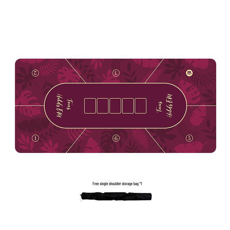Коврик для покерного стола Texas Hold'em Silent Non-slip - утолщенная ткань для карточек для семейных вечеринок, в стиле TikTok, очень большой