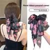 1Pcs Elegant Tail Clips Fashionable Hair Claw Durable Chiffon Hair Clip  Hair Accessories