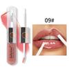 JULYSTAR Waterproof Lipstick Double Headed Lip Glaze Lasting No Fading Mirror Lip Gloss Female Cosmetic Lip Makeup Daily Makeup