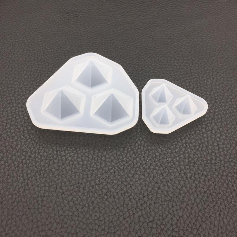 1 шт. мини-ромбовидная силиконовая форма «сделай сам», ручная работа для ювелирных аксессуаров, белая форма для декора торта, кухонные принадлежности