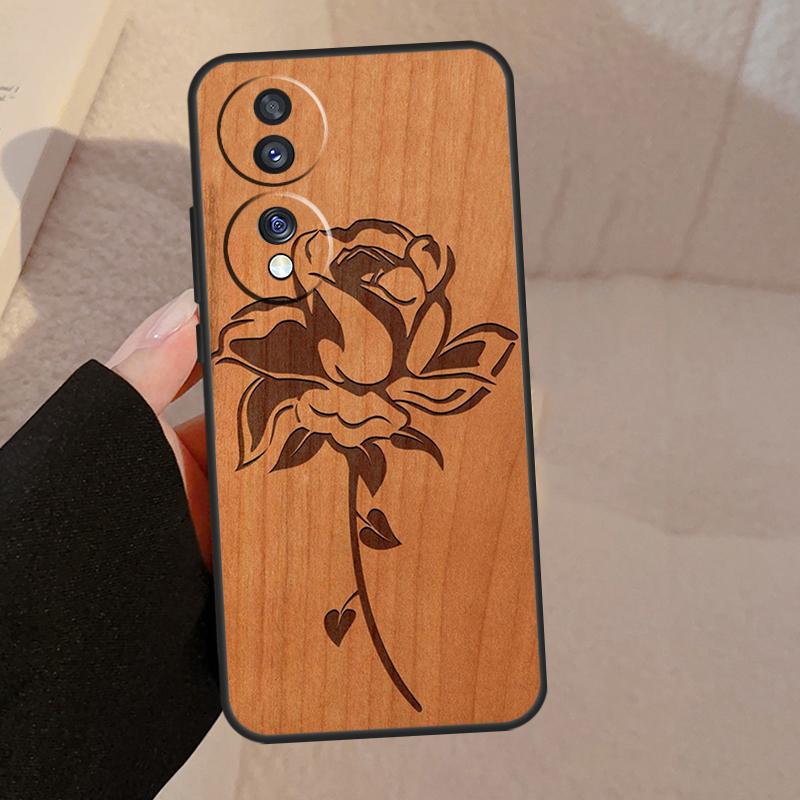 Дерево Роза Череп Кактус Дерево Для Honor Magic 8 Pro 6 5 7 Lite Чехол Для Honor 400 200 90 70 50 X8c X8b X9a X9b X9c X9d Win