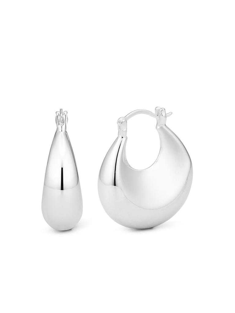 Enuf (Silver 925) Hobo Hoop Earring
