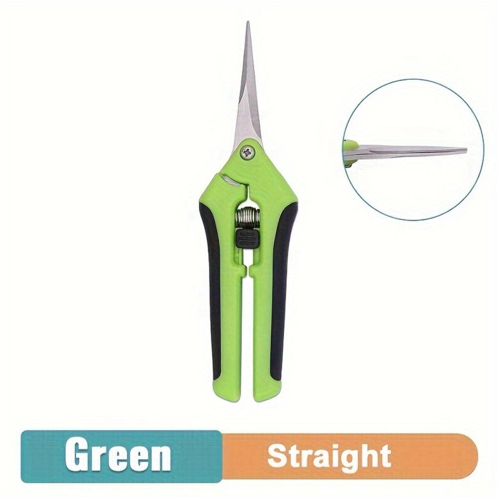 1pc Gardening Pruning Shears Garden Tools Secateurs Bonsai Gardening Scissor Grape Fruit Picking Weed Household Potted Pruning Tool