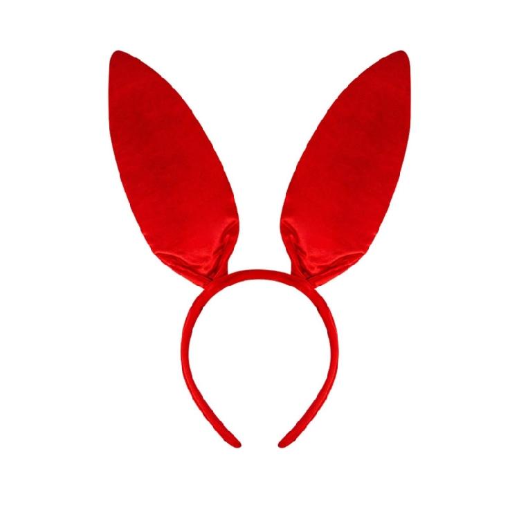 Женский Девичий Ободок с Кроличьими Ушками, Воротник, Бабочка, Манжеты, Кроличий Хвост, Костюм Пасхальных Кроликов для Хэллоуина, Косплея, Вечеринки