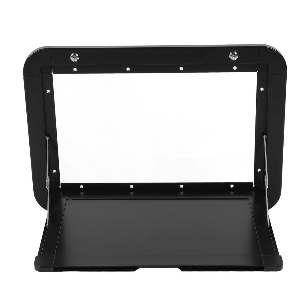 Rv Folding External Table 600 X 420mm Lockable Wall Mounted Outside Rv Dinette Tables with 4 Keys for Camper RV